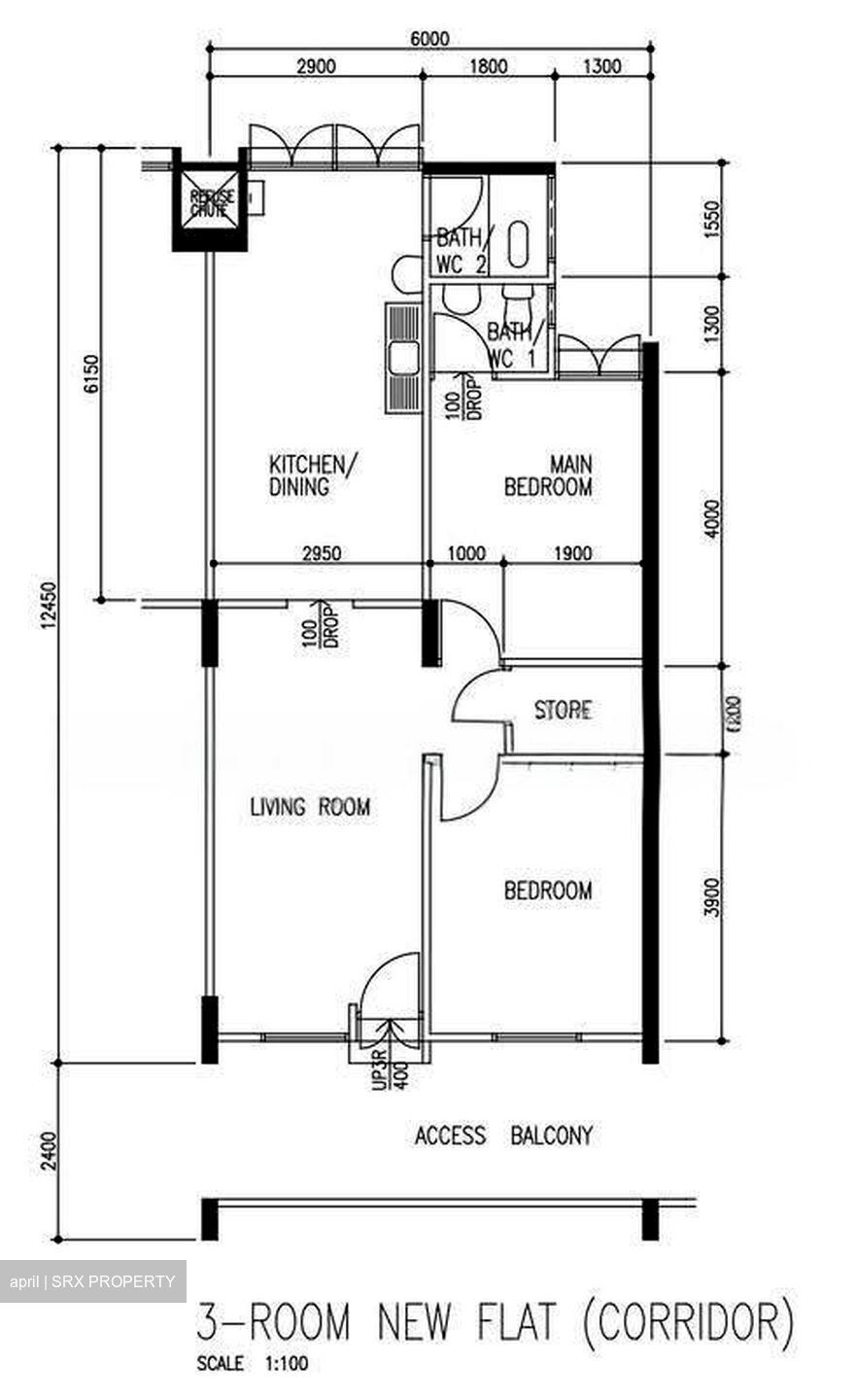 Blk 714 Clementi West Street 2 (Clementi), HDB 3 Rooms #612498261